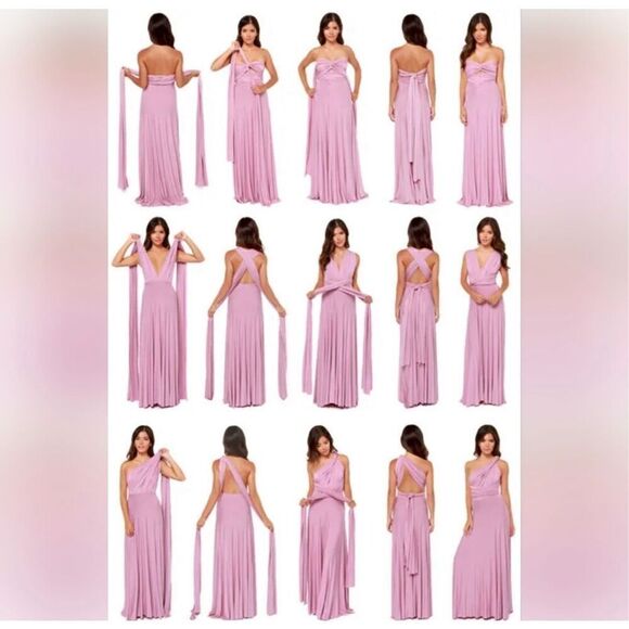 Small Lulus Backless Tricks of the Trade Convertible Navy Blue Maxi Dress - Picture 5 of 7